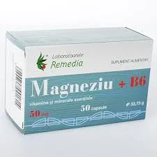 Magneziu + B6 x 50cps (Remedia)
