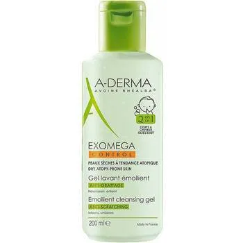 Gel spumant 2 in 1 Exomega Control, 200ml, A-Derma