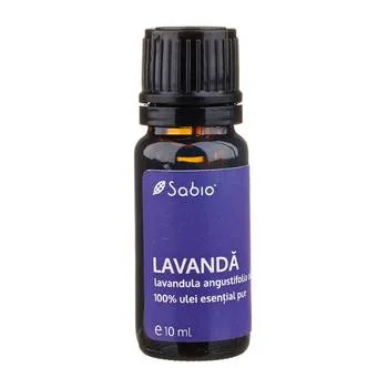 Ulei esential pur de lavanda (lavandula angustifolia), 10ml, Sabio