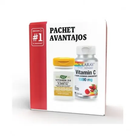 Secom Vitamin C adulti + Vitamin D3 adulti, 60 capsule