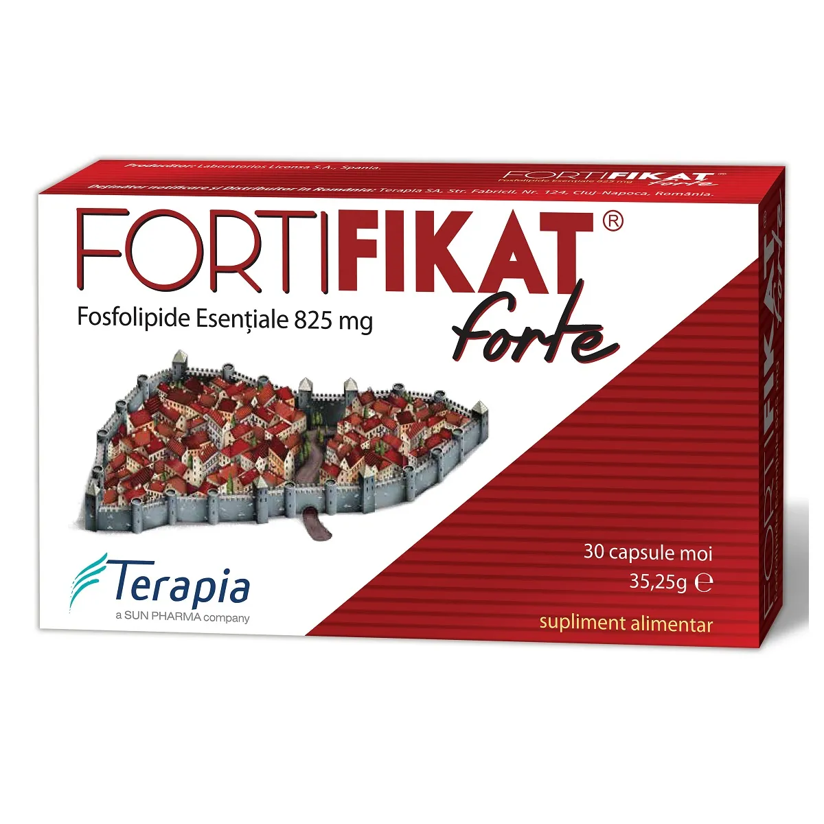 Fortifikat forte 825mg x 30 capsule