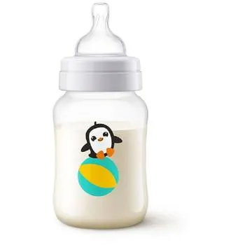 Biberon anticolici classic Pinguin SCF821/13, 260ml, Philips Avent