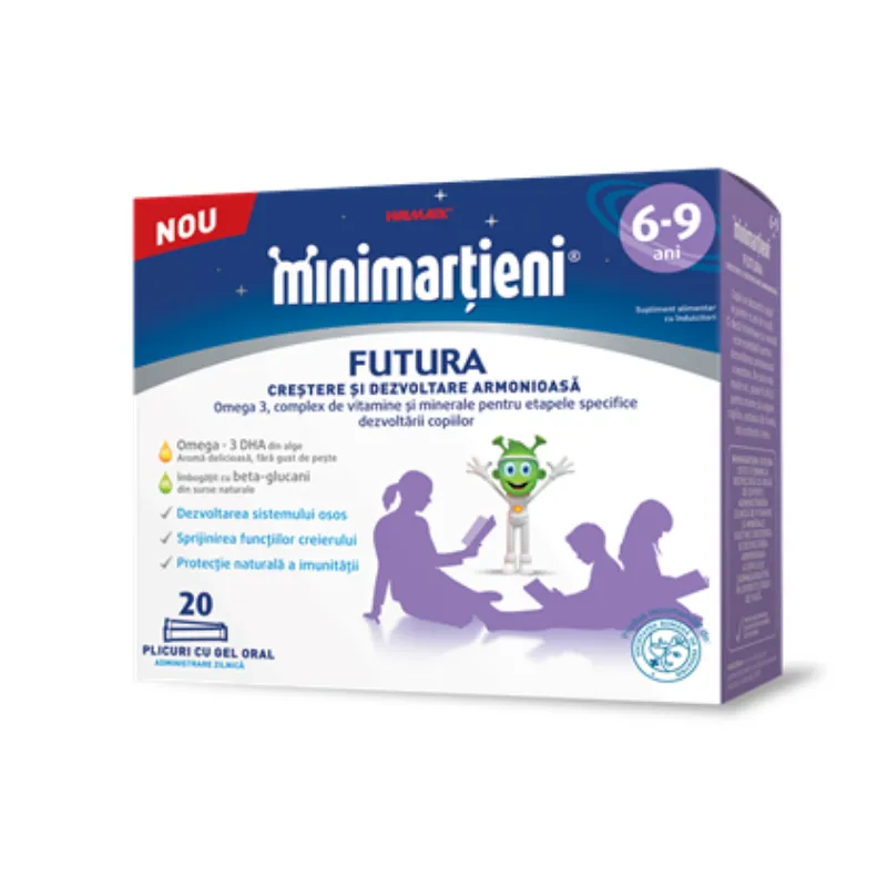 Minimartieni Futura 6-9 gel x 20 plicuri Walmark
