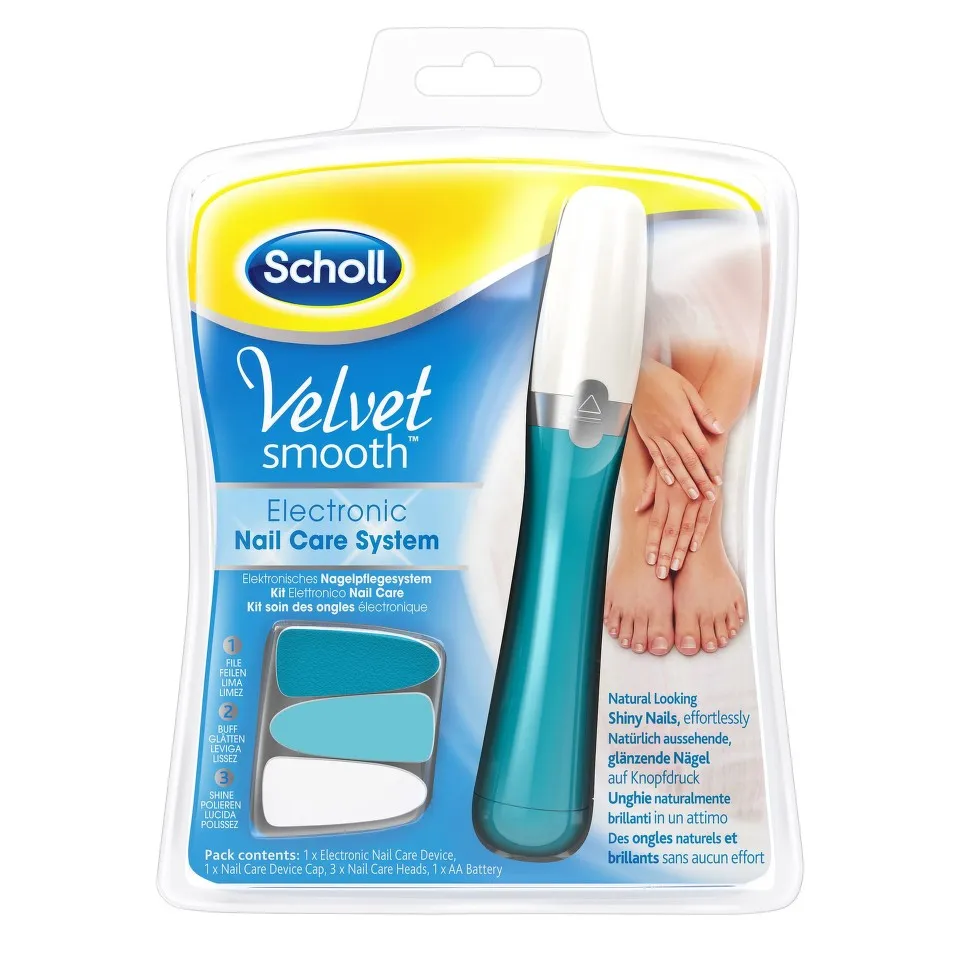 SCHOLL VELVET SMOOTH SISTEM ELECTRONIC PENTRU INGRIJIREA UNGHIILOR 1BUC