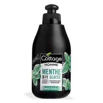 Gel dus si sampon menta racoritoare Men, 250ml, Cottage