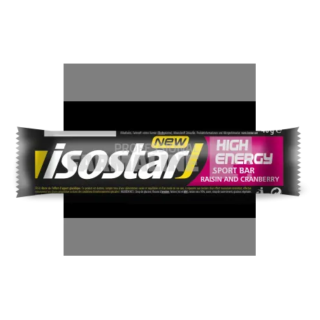 Isostar High Energy Bar Baton cu merisoare cu stafide 40 g
