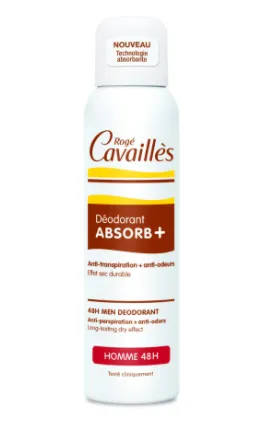 ROGE CAVAILLES Absorb+ DeoSpray reglator barbati x 150ml