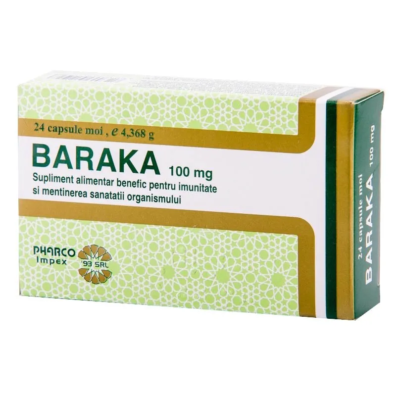 BARAKA 100mg,24 capsule