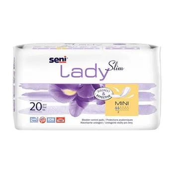 Absorbante pentru incontinenta urinara Lady Mini Plus Slim, 20 bucati, Seni