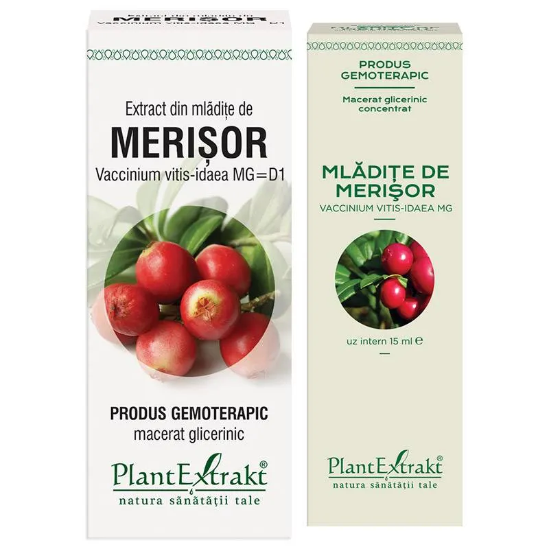 Extract Merisor Mladite - Vaccinium Vitis Idaea 50ML PLANTEXTRAKT