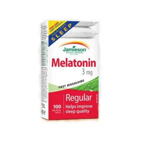 Jamieson Melatonina 3 mg, 100 comprimate