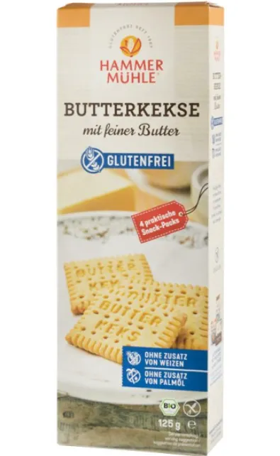 Biscuiti cu unt fin ECO 125g (Hammer Muhle)