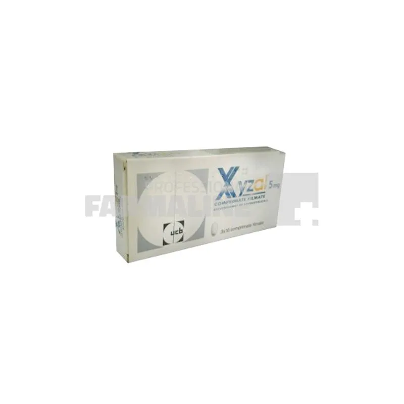 Xyzal 5 mg 30 comprimate filmate
