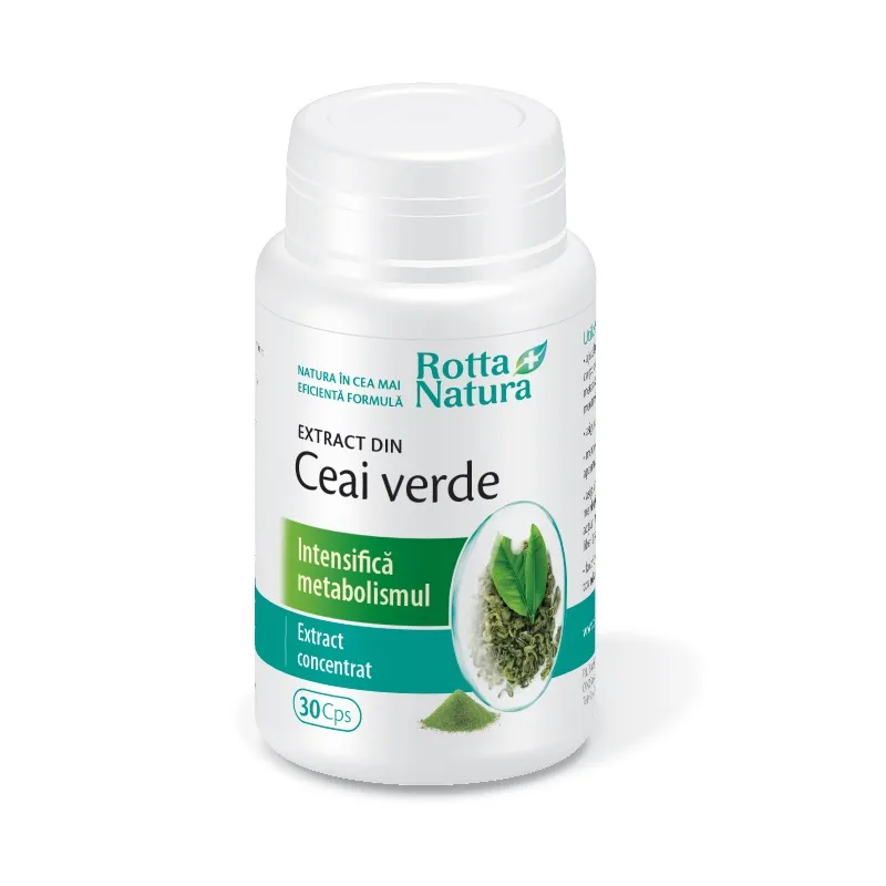 Ceai verde, 30 capsule