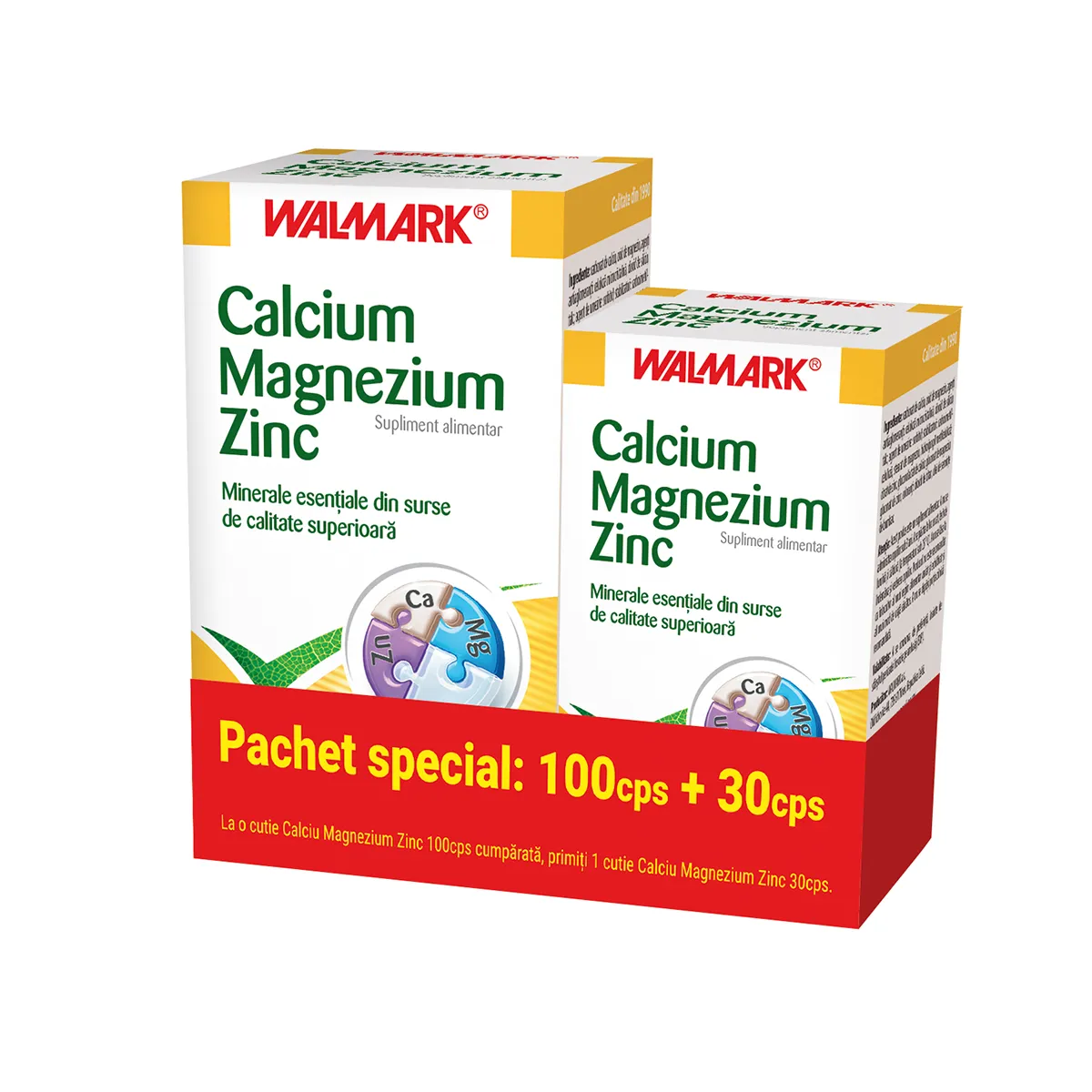 Walmark Ca+Mg+Zn x 100 de capsule + 30 de capsule