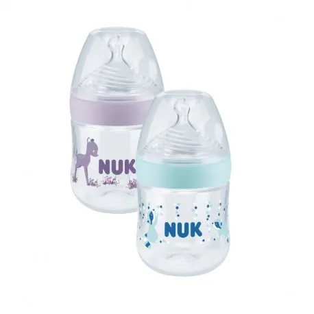 NUK Nature Sense Biberon silicon, tetina S, 150ml