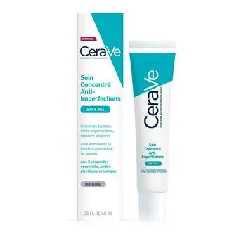 Gel anti-imperfectiuni ten cu tendinta acneica cu AHA si BHA, 40ml, CeraVe