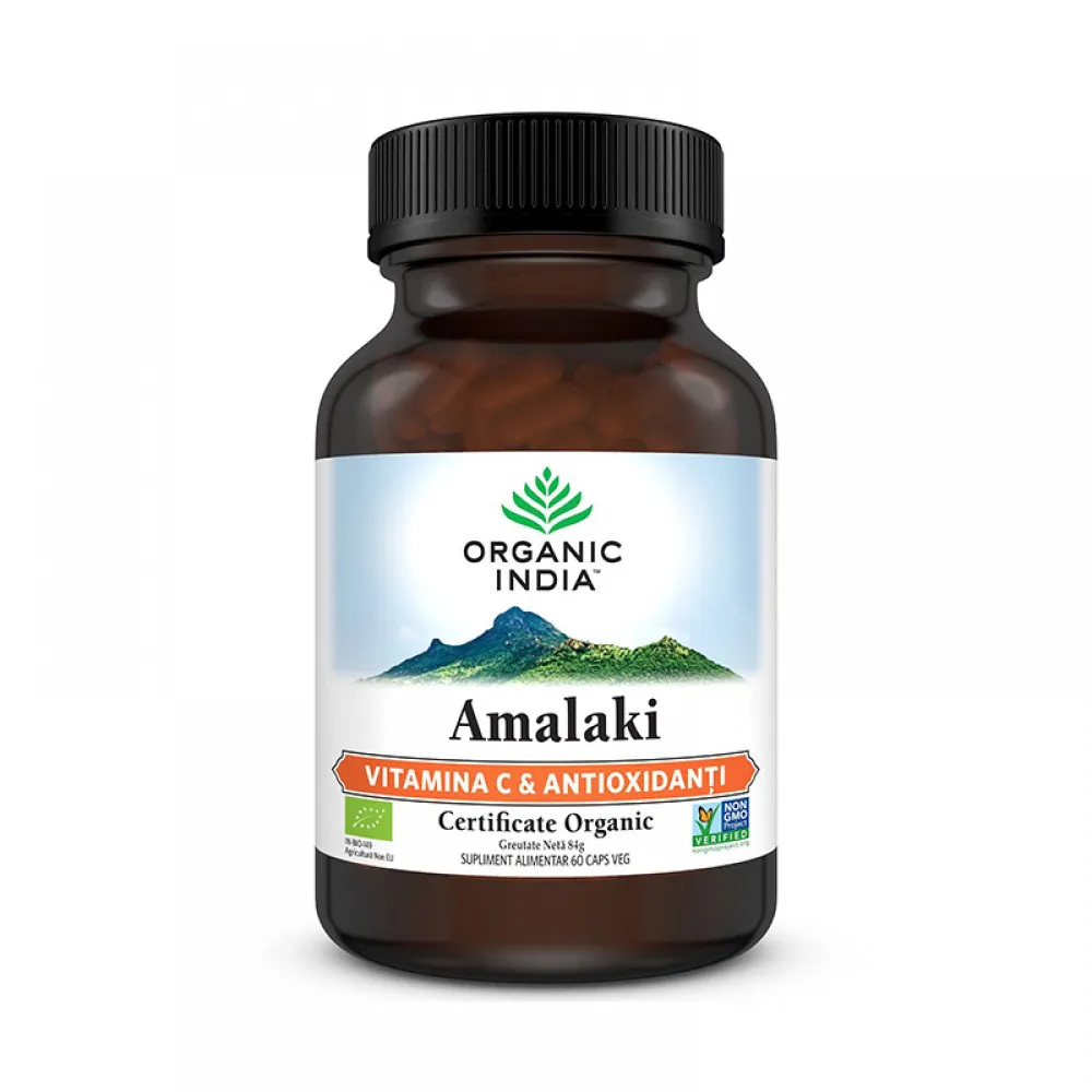 Amalaki - Vitamina C si antioxidanti naturali (60 capsule), Organic India