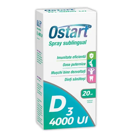 Ostart D3 4000ui spray sublingual x 20ml