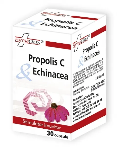 FarmaClass Propolis C si Echinacea x 30 capsule