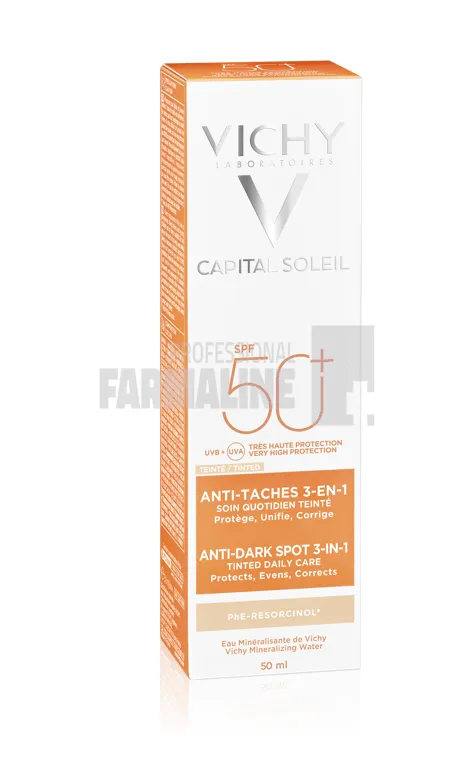 Vichy Capital Soleil Crema colorata anti-pete pigmentare SPF50 50 ml