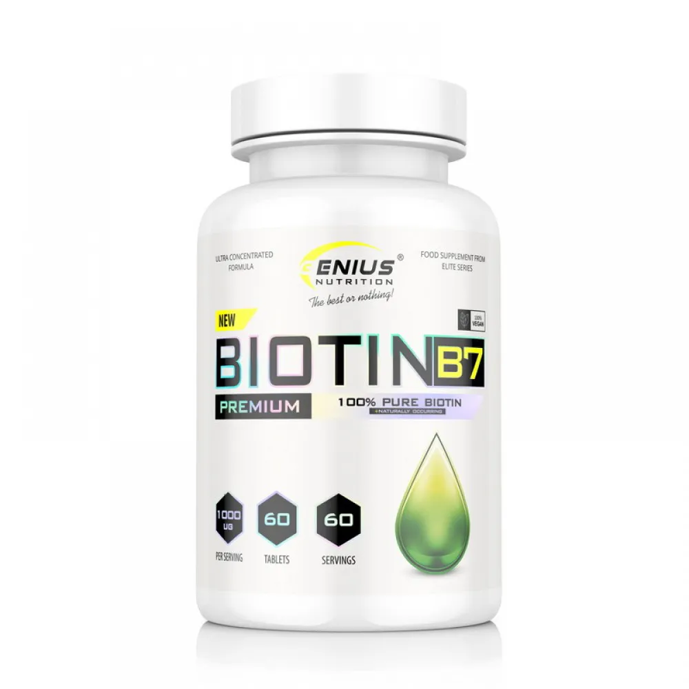 Biotin B7 (60 tablete), Genius Nutrition