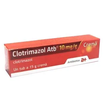 Clotrimazol 10mg/g Crema, 15g, Antibiotice