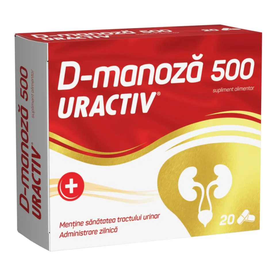 URACTIV D-MANOZA 2 BLISTERE X 10 CAPSULE