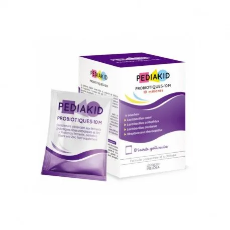 Pediakid Probiotiques, 10 plicuri