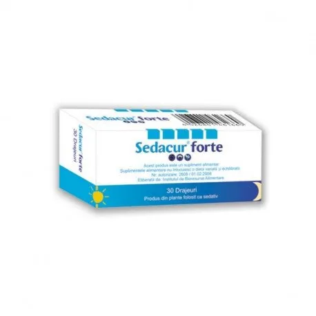 Sedacur forte, 30 drajeuri