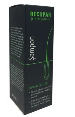 Recupar Pharma Caffeine sampon barbati, 200 ml, Zdrovit