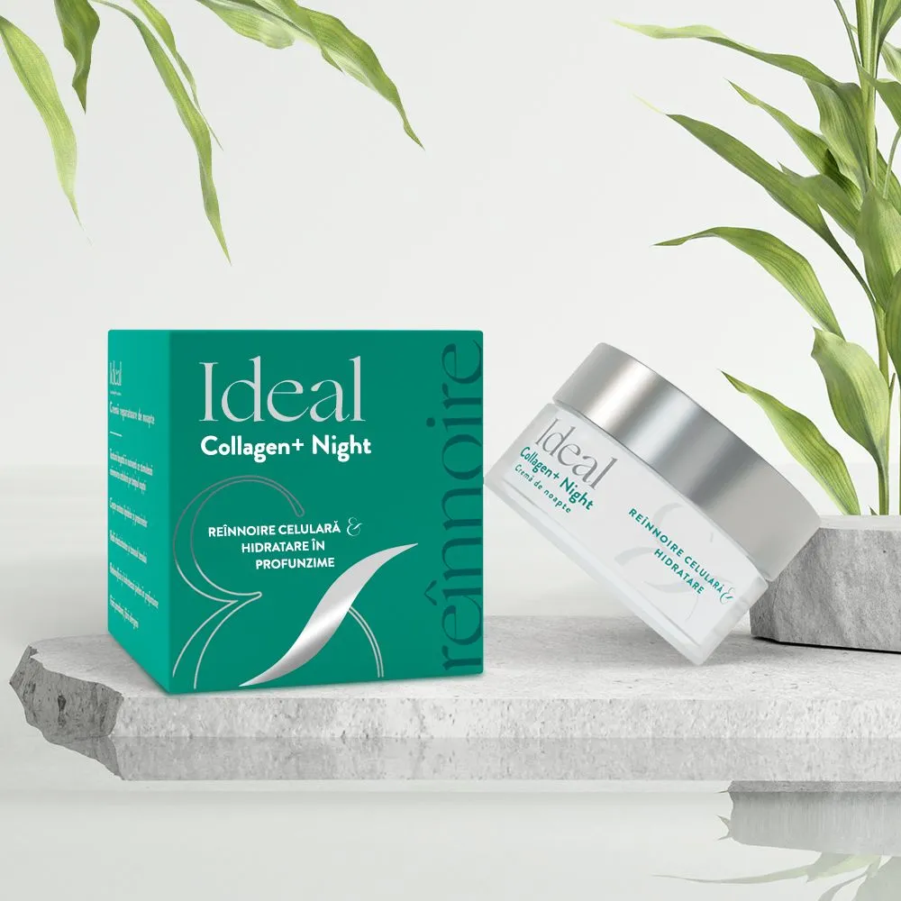 Crema de noapte Ideal Collagen + Night , 50 ml, Fiterman