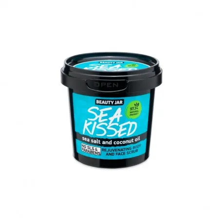 Beauty Jar Scrub revigorant pentru fata si corp, Sea Kisses, 200g