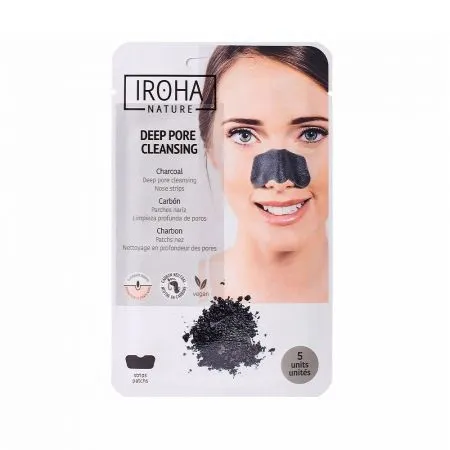 Plasturi pentru zona nasului cu efect de detoxifiere, 5 bucati, Iroha