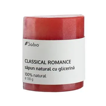 Sapun natural cu glicerina Classical Romance, 130g, Sabio