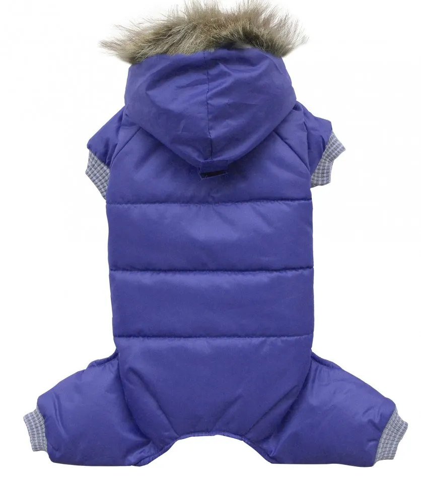 Geaca captusita cu gluga - albastru - Doggydolly - W147