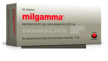 MILGAMMA R vezi B03BA51 x 50 DRAJ. FARA CONCENTratie WORWAG PHARMA GMBH &