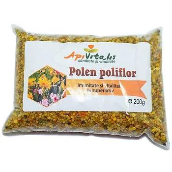 Polen Poliflor uscat, 200g, Api Vitalis