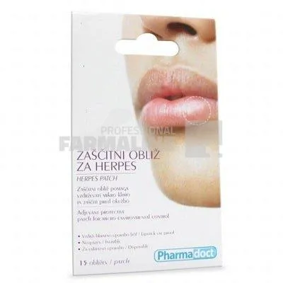 Pharmadoct plasturi antiherpetici 15 bucati