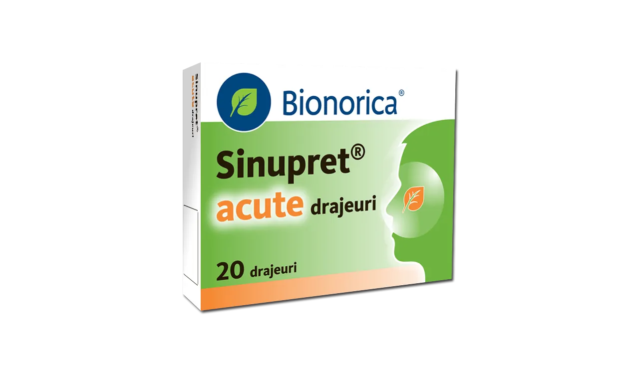 Sinupret Acute, 20 drajeuri, Bionorica