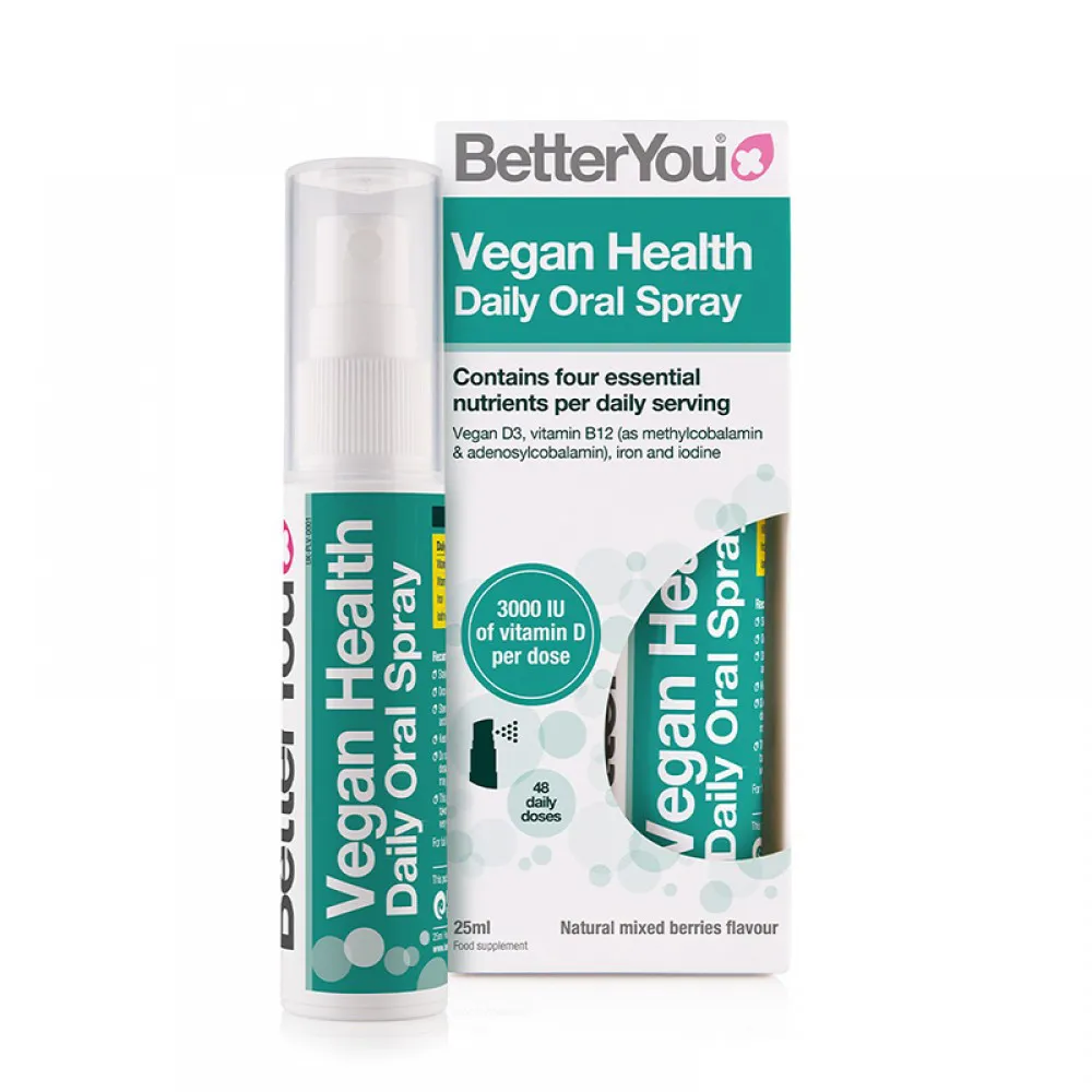 Vegan Health Oral Spray (25ml), BetterYou