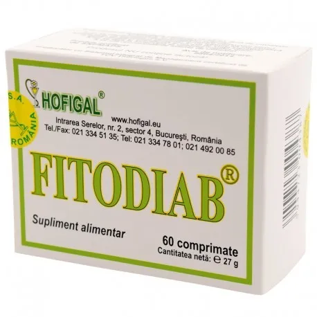 HOFIGAL FITODIAB 60 COMPRIMATE