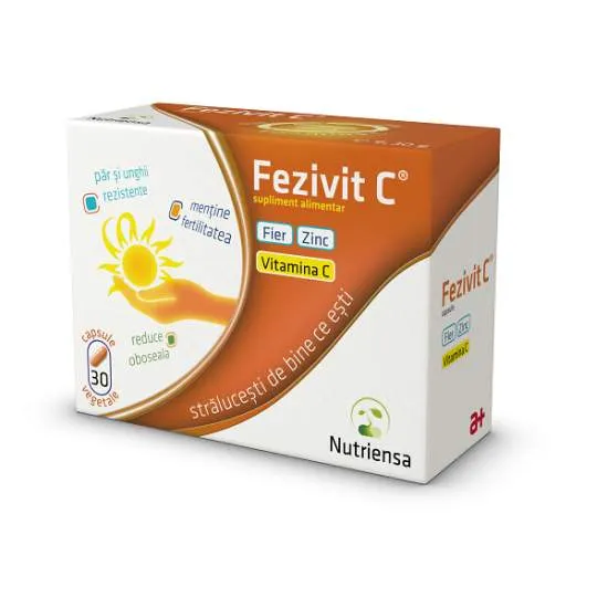 FEZIVIT C FE + ZN + VITAMINA C  30 CAPSULE