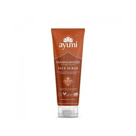 Ayumi Exfoliant facial cu Lemn de Santal si Ylang Ylang, 125 ml