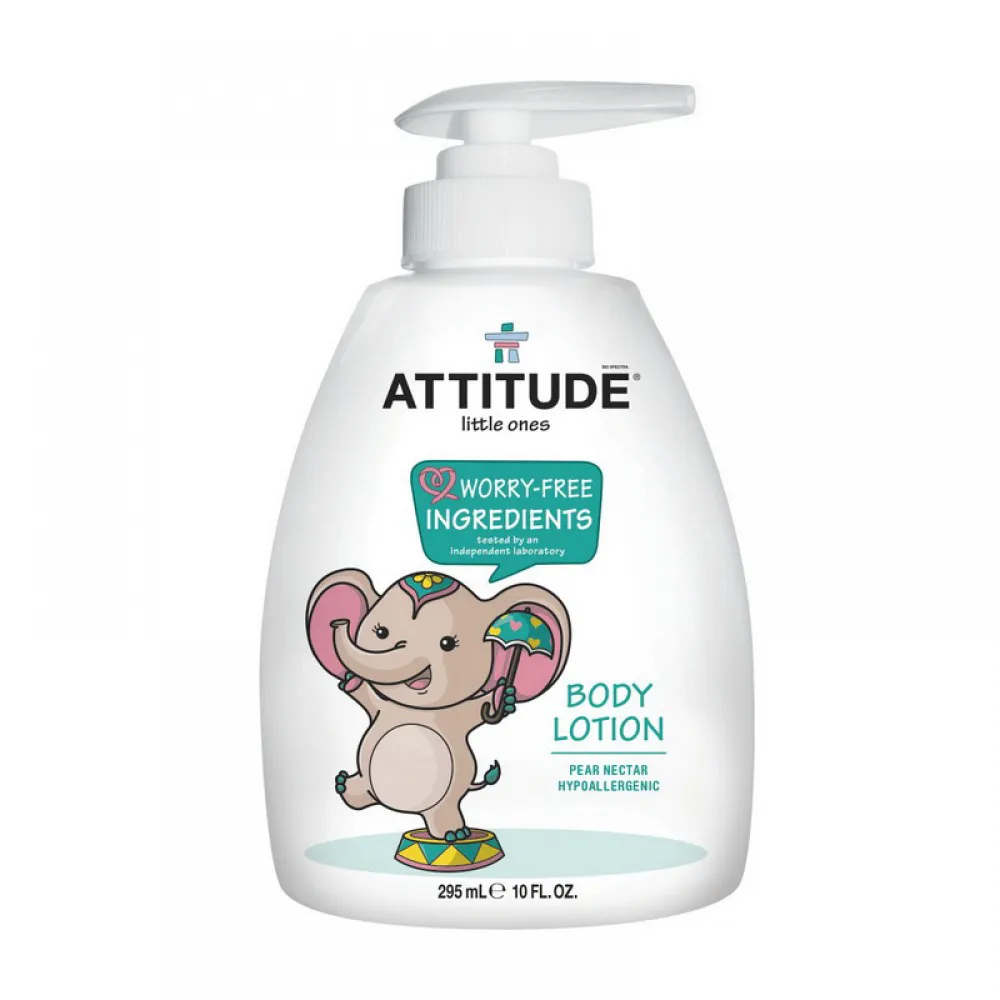 Lotiune de corp, pentru bebelusi, nectar de pere (295 ml), Attitude