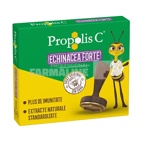 Propolis C Forte cu echinacea 20 comprimate de supt