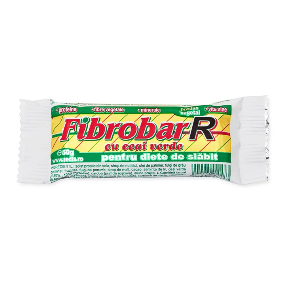 Baton fibrobar cu ceai verde x 50 grame