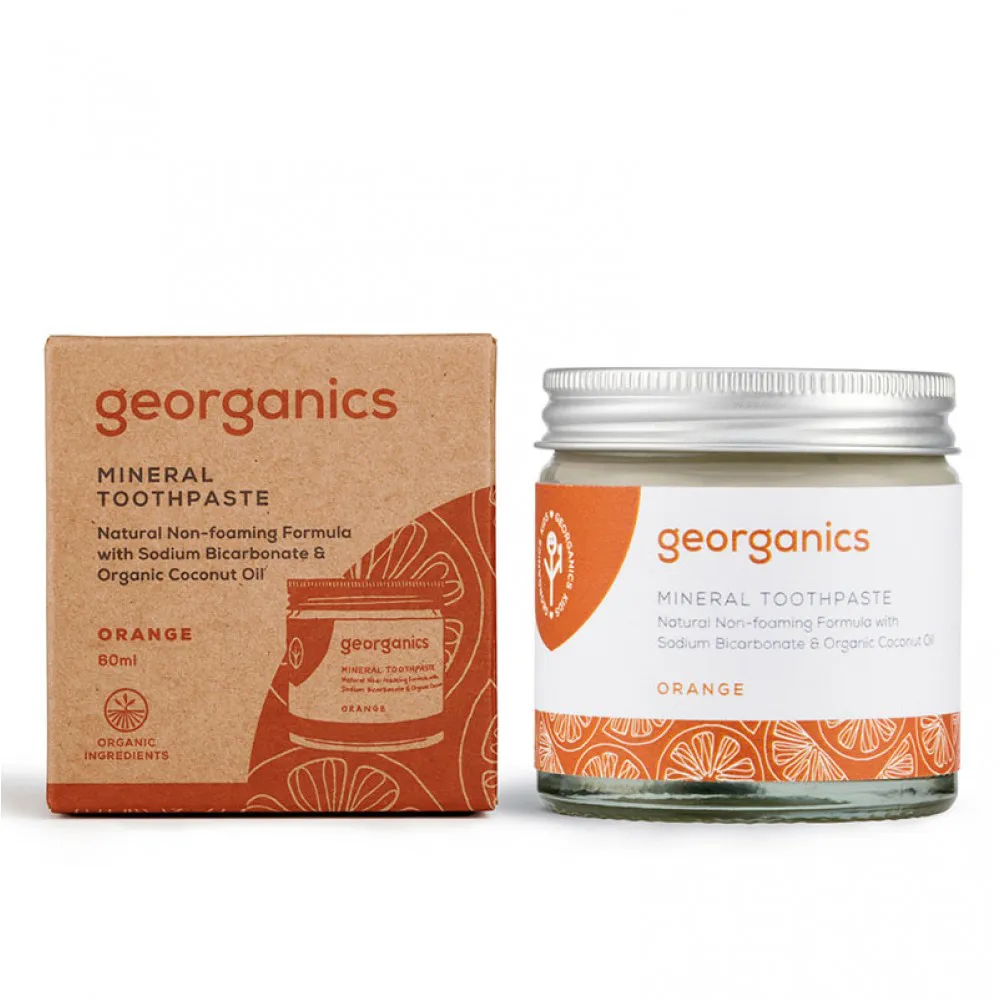 Pasta de dinti minerala Orange (60 ml), Georganics