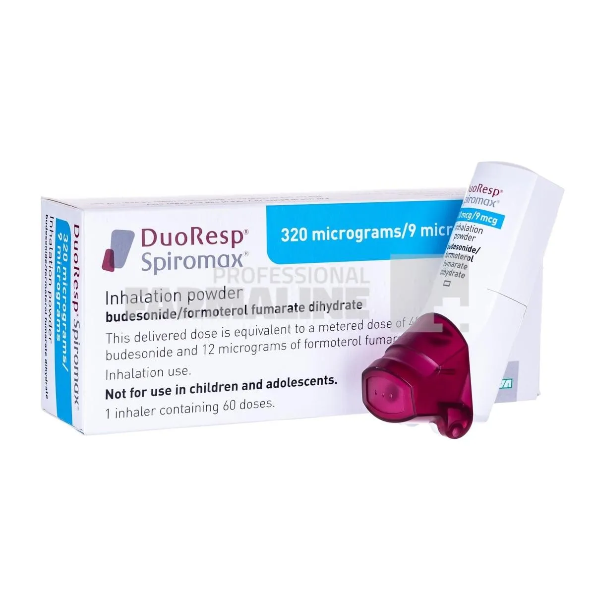 DUORESP SPIROMAX 320 micrograme/9 micrograme X 1