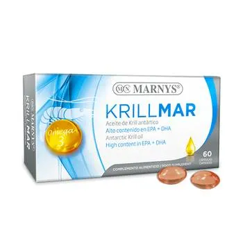 Krillmar Ulei de krill si ulei de peste cu omega 3, 60 capsule, Marnys